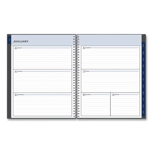 Blue Sky Passages Weekly/monthly Planner 11 X 8.5 Charcoal Cover 12-month (jan To Dec): 2023 - School Supplies - Blue Sky®