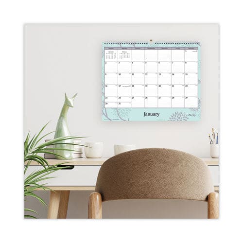 Blue Sky Rue Du Flore Wall Calendar Rue Du Flore Artwork 12 X 15 White/jade/lavender Sheets 12-month (jan To Dec): 2023 - School Supplies -