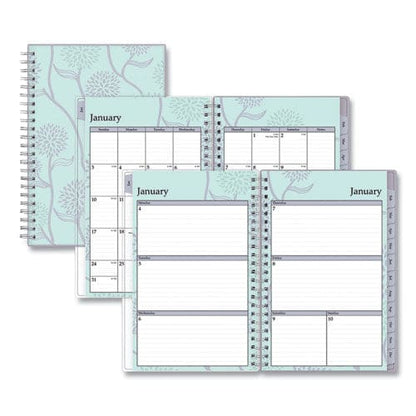 Blue Sky Rue Du Flore Weekly/monthly Planner Rue Du Flore Artwork 8 X 5 Jade/lavender Cover 12-month (jan To Dec): 2023 - School Supplies -