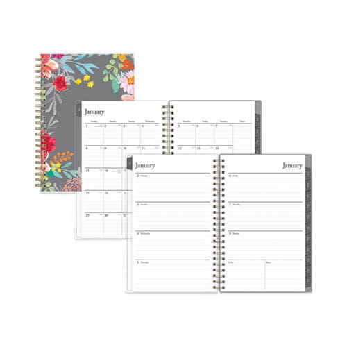 Blue Sky Sophie Frosted Weekly/monthly Planner Sophie Floral Artwork 8 X 5 Multicolor Cover 12-month (jan To Dec): 2023 - School Supplies -