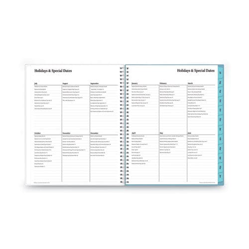 Blue Sky Teacher Dots Academic Year Create-your-own Cover Weekly/monthly Planner 11 X 8.5 12-month (july To June): 2022 To 2023 - School