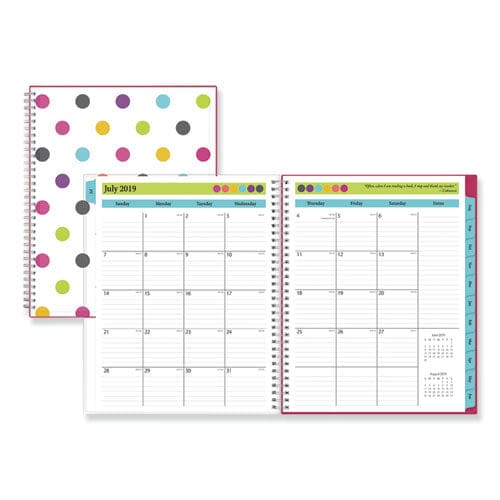 Blue Sky Teacher Dots Academic Year Create-your-own Cover Weekly/monthly Planner 11 X 8.5 12-month (july To June): 2022 To 2023 - School