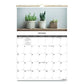 Blueline 12-month Wall Calendar Succulent Plants Photography 12 X 17 White/multicolor Sheets 12-month (jan To Dec): 2023 - School Supplies -