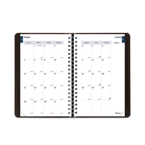 Blueline Academic Daily/monthly Planner 8 X 5 Black Cover 12-month (aug To July): 2022 To 2023 - School Supplies - Blueline®