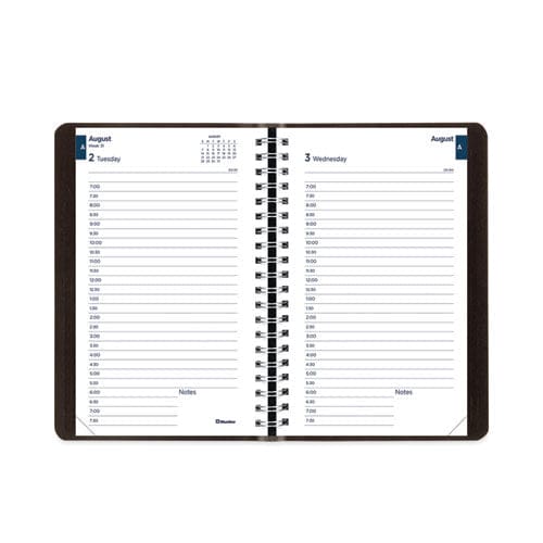 Blueline Academic Daily/monthly Planner 8 X 5 Black Cover 12-month (aug To July): 2022 To 2023 - School Supplies - Blueline®