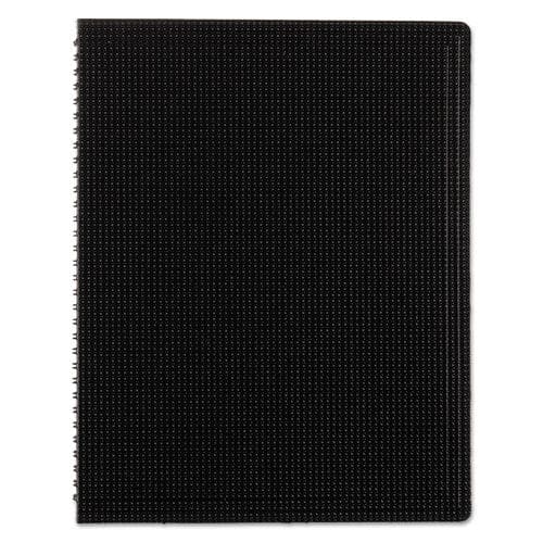 Blueline Duraflex Poly Notebook 1 Subject Medium/college Rule Black Cover 11 X 8.5 80 Sheets - Office - Blueline®