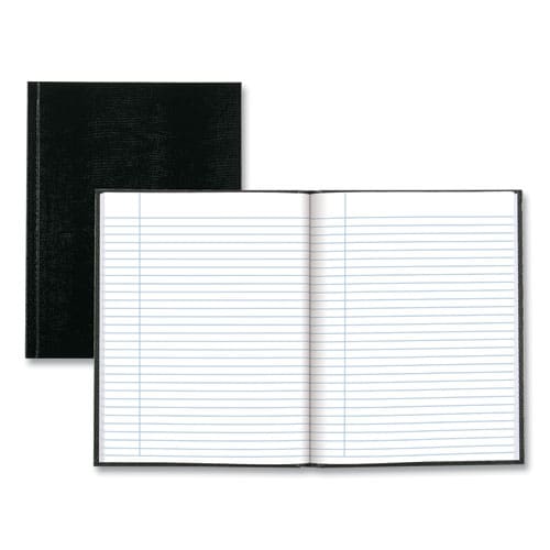 Blueline Executive Notebook 1 Subject Medium/college Rule Black Cover 9.25 X 7.25 150 Sheets - Office - Blueline®