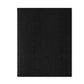 Blueline Executive Notebook Ribbon Bookmark 1 Subject Medium/college Rule Black Cover 10.75 X 8.5 75 Sheets - Office - Blueline®