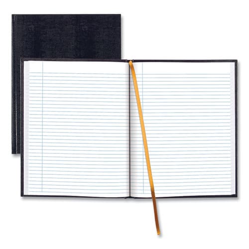 Blueline Executive Notebook Ribbon Bookmark 1 Subject Medium/college Rule Blue Cover 11 X 8.5 75 Sheets - Office - Blueline®