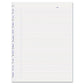 Blueline Miraclebind Ruled Paper Refill Sheets For All Miraclebind Notebooks And Planners 11 X 9.06 White/blue Sheets Undated - School