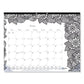 Blueline Monthly Desk Pad Calendar Doodleplan Coloring Pages 22 X 17 Black Binding Clear Corners 12-month (jan To Dec): 2023 - School