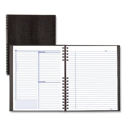 Blueline Notepro Undated Daily Planner 10.75 X 8.5 Black Cover Undated - School Supplies - Blueline®