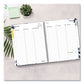 Blueline Soft Cover Design Weekly/monthly Planner Floral Watercolor Artwork 11 X 8.5 White/blue/yellow 12-month (jan To Dec): 2023 - School