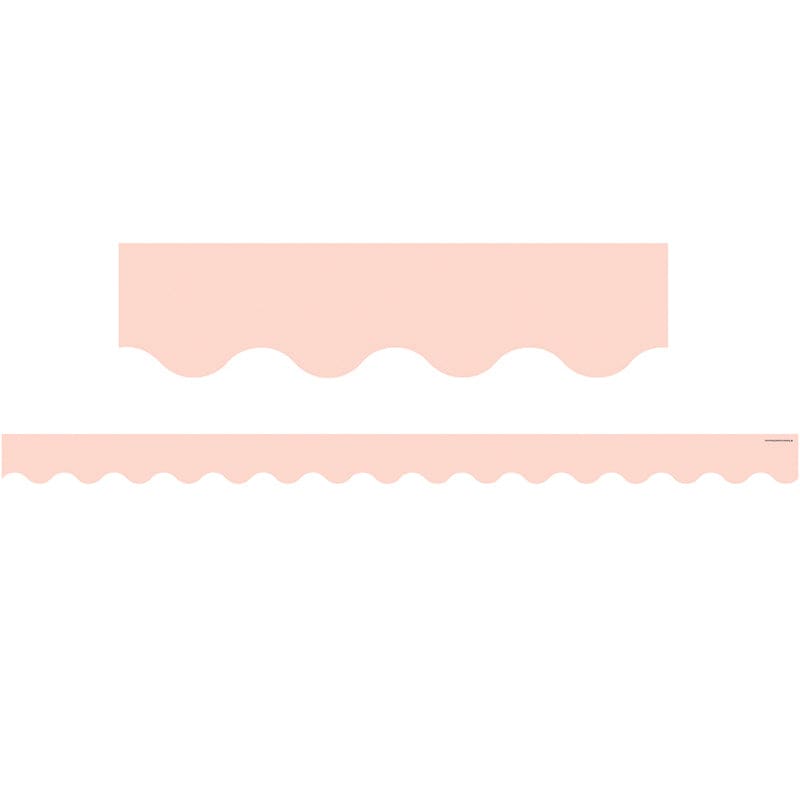 Blush Scalloped Border Trim (Pack of 10) - Border/Trimmer - Teacher Created Resources