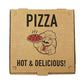 BluTable Pizza Boxes 10 X 10 X 1.75 Kraft Paper 50/pack - Food Service - BluTable