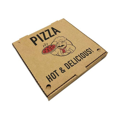 BluTable Pizza Boxes 12 X 12 X 1.75 Kraft Paper 50/pack - Food Service - BluTable