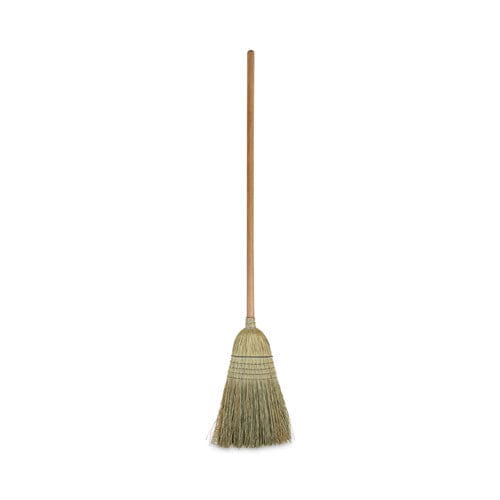 Boardwalk 100% Corn Brooms 60 Overall Length Natural 6/carton - Janitorial & Sanitation - Boardwalk®