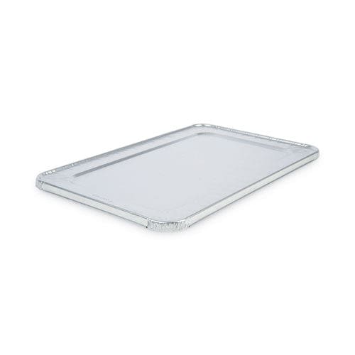 Boardwalk Aluminum Steam Table Pan Lids Fits Full-size Pan Deep,12.88 X 20.81 X 0.63 50/carton - Food Service - Boardwalk®