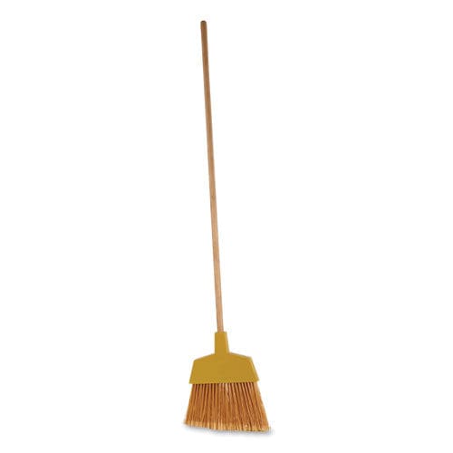 Boardwalk Angler Broom 53 Handle Yellow 12/carton - Janitorial & Sanitation - Boardwalk®