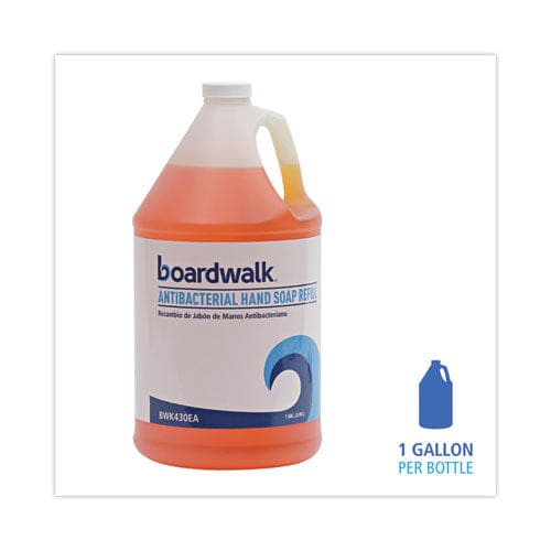 Boardwalk Antibacterial Liquid Soap Clean Scent 1 Gal Bottle 4/carton - Janitorial & Sanitation - Boardwalk®