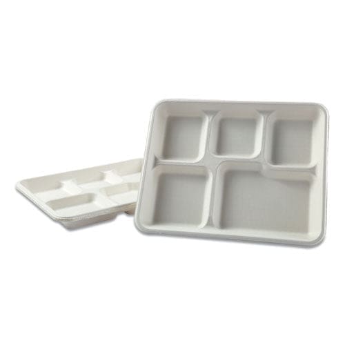 Boardwalk Bagasse Dinnerware Plate 6 Dia White 1,000/carton - Food Service - Boardwalk®