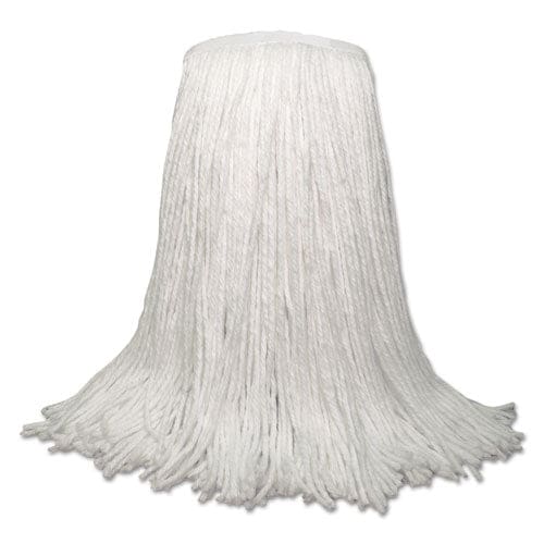 Boardwalk Banded Rayon Cut-end Mop Heads White 20 Oz 1 1/4 Headband White 12/carton - Janitorial & Sanitation - Boardwalk®