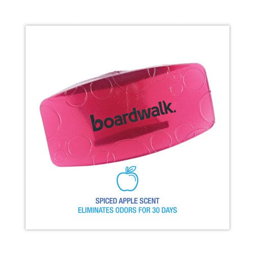 Boardwalk Bowl Clip Spiced Apple Scent Red 12/box - Janitorial & Sanitation - Boardwalk®