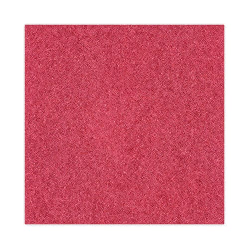 Boardwalk Buffing Floor Pads 12 Diameter Red 5/carton - Janitorial & Sanitation - Boardwalk®