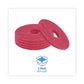 Boardwalk Buffing Floor Pads 13 Diameter Red 5/carton - Janitorial & Sanitation - Boardwalk®