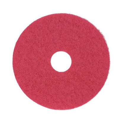 Boardwalk Buffing Floor Pads 14 Diameter Red 5/carton - Janitorial & Sanitation - Boardwalk®