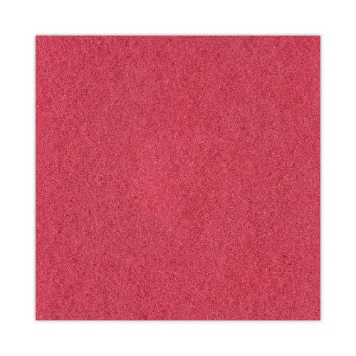 Boardwalk Buffing Floor Pads 18 Diameter Red 5/carton - Janitorial & Sanitation - Boardwalk®