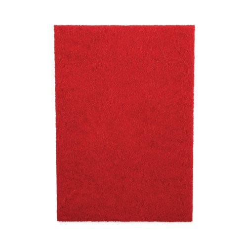 Boardwalk Buffing Floor Pads 20 X 14 Red 10/carton - Janitorial & Sanitation - Boardwalk®