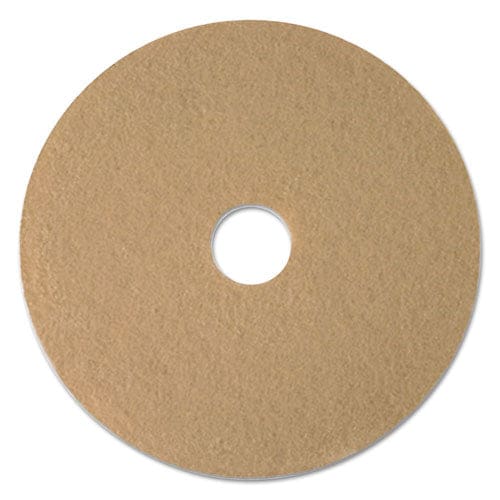 Boardwalk Burnishing Floor Pads 20 Diameter Tan 5/carton - Janitorial & Sanitation - Boardwalk®