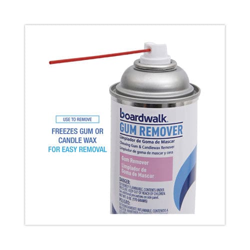 Boardwalk Chewing Gum And Candle Wax Remover 6 Oz Aerosol Spray 12/carton - School Supplies - Boardwalk®