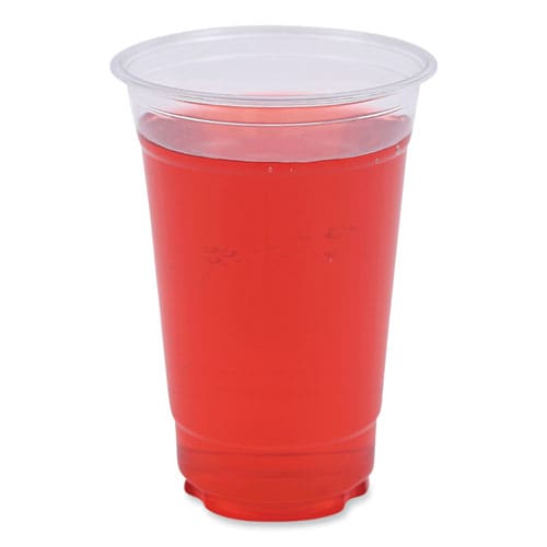 Boardwalk Clear Plastic Cold Cups 20 Oz Pet 50 Cups/sleeve 20 Sleeves/carton - Food Service - Boardwalk®