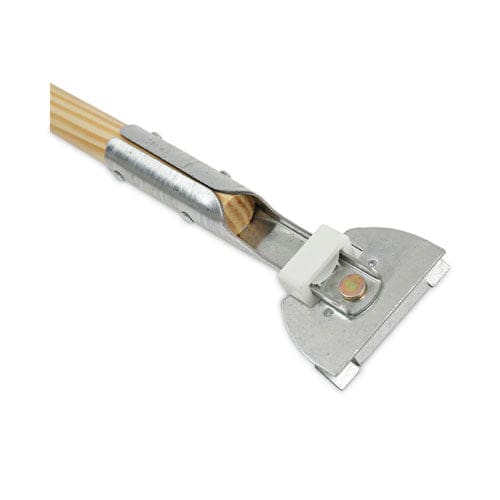 Boardwalk Clip-on Dust Mop Handle Lacquered Wood Swivel Head 1 Dia X 60 Natural - Janitorial & Sanitation - Boardwalk®