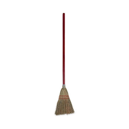 Boardwalk Corn Fiber Lobby/toy Broom Corn Fiber Bristles 39 Overall Length Red - Janitorial & Sanitation - Boardwalk®