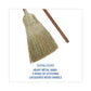 Boardwalk Corn/fiber Brooms Corn/synthetic Fiber Bristles 60 Overall Length Gray/natural 6/carton - Janitorial & Sanitation - Boardwalk®