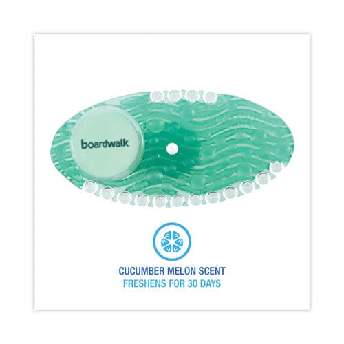 Boardwalk Curve Air Freshener Cucumber Melon Solid Green 10/box - Janitorial & Sanitation - Boardwalk®