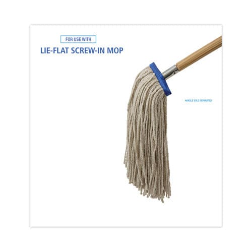 Boardwalk Cut-end Lie-flat Wet Mop Head Cotton 16oz White - Janitorial & Sanitation - Boardwalk®