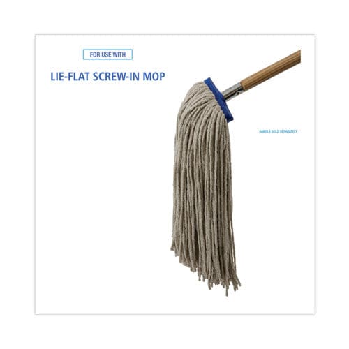 Boardwalk Cut-end Lie-flat Wet Mop Head Cotton 24oz White - Janitorial & Sanitation - Boardwalk®