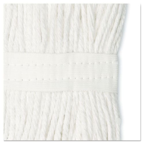 Boardwalk Cut-end Wet Mop Head Cotton #16 White 12/carton - Janitorial & Sanitation - Boardwalk®