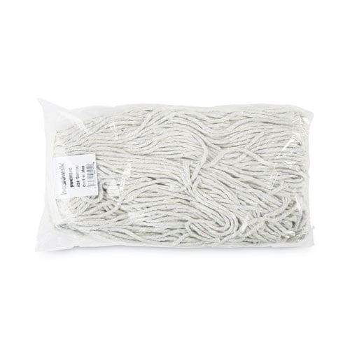 Boardwalk Cut-end Wet Mop Head Cotton No. 24 White 12/carton - Janitorial & Sanitation - Boardwalk®