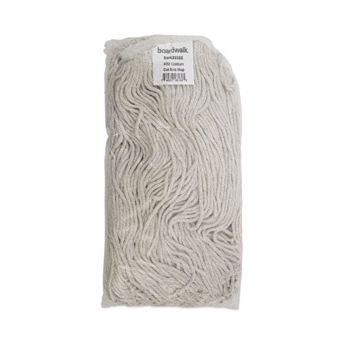 Boardwalk Cut-end Wet Mop Head Cotton No. 32 White 12/carton - Janitorial & Sanitation - Boardwalk®