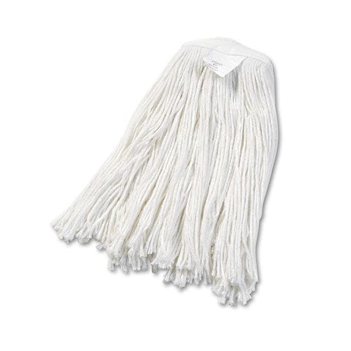 Boardwalk Cut-end Wet Mop Head Rayon No. 20 White 12/carton - Janitorial & Sanitation - Boardwalk®