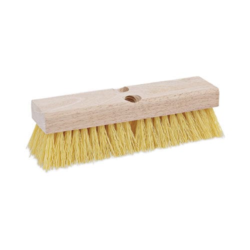 Boardwalk Deck Brush Head 2 Cream Polypropylene Bristles 10 Brush - Janitorial & Sanitation - Boardwalk®