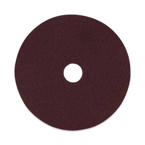 Boardwalk Deep Scrub Pads 20 Diameter Maroon 10/carton - Janitorial & Sanitation - Boardwalk®