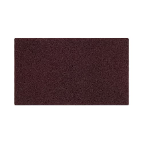 Boardwalk Deep Scrub Pads 20 X 14 Maroon 10/carton - Janitorial & Sanitation - Boardwalk®