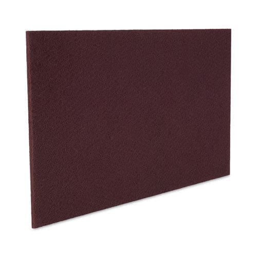 Boardwalk Deep Scrub Pads 20 X 14 Maroon 10/carton - Janitorial & Sanitation - Boardwalk®