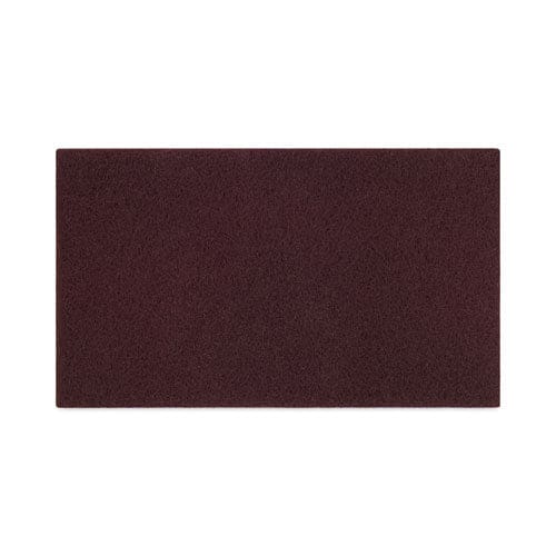 Boardwalk Deep Scrub Pads 28 X 14 Maroon 10/carton - Janitorial & Sanitation - Boardwalk®